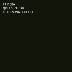 #11150A - Green Waterloo Color Image